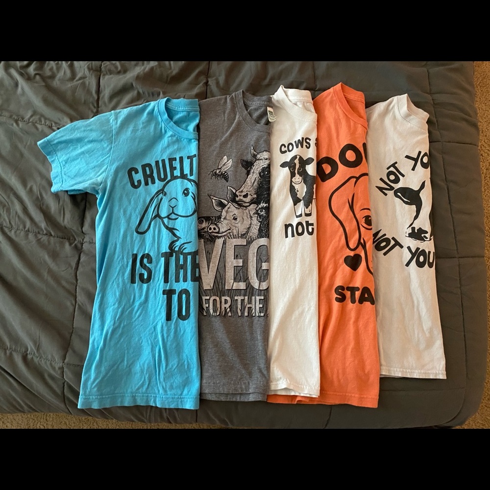 Mens vegan shirt bundle